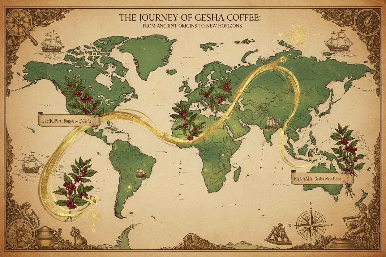 ゲイシャ種の奇跡:エチオピアの森からパナマ、そして世界へ