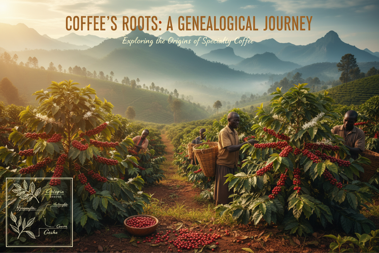 コーヒーの起源を品種から探る：野生種から現代品種への進化の系譜