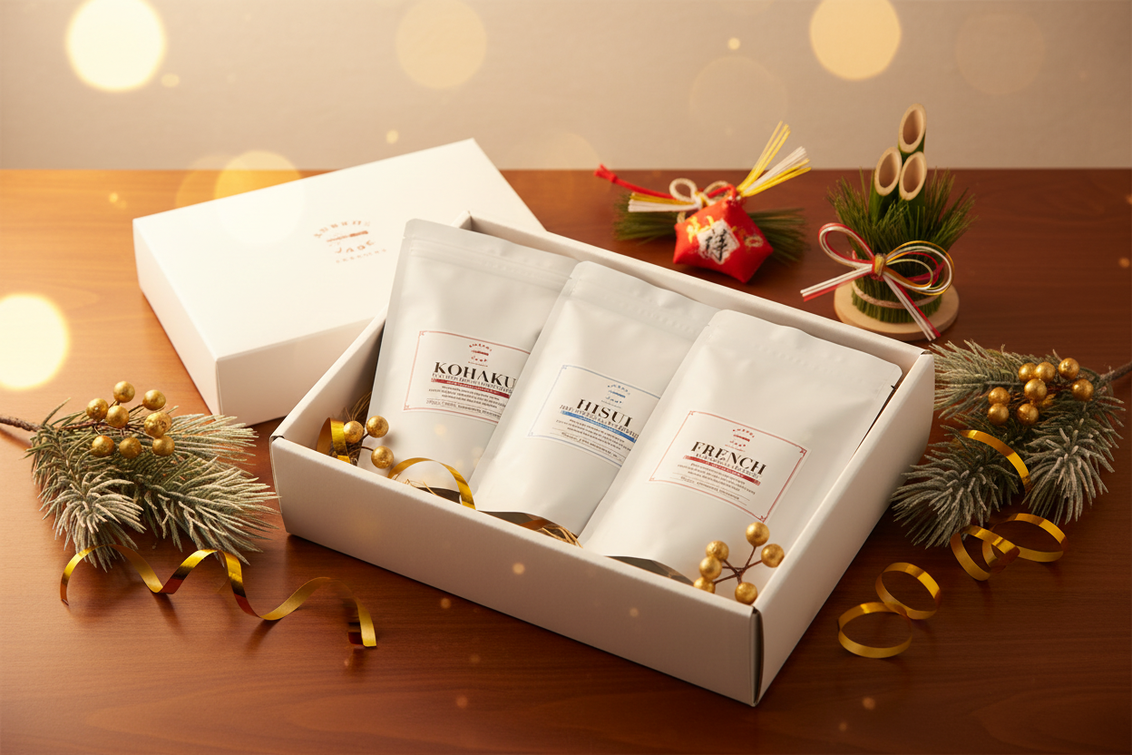 AMBER & JADE ギフトセット（3種）年末年始イメージ