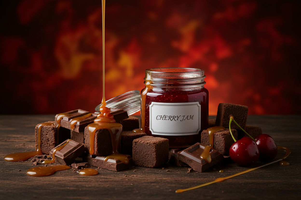 Flavor Notes - Milk Chocolate, Cherry Jam, Caramel, Fudge