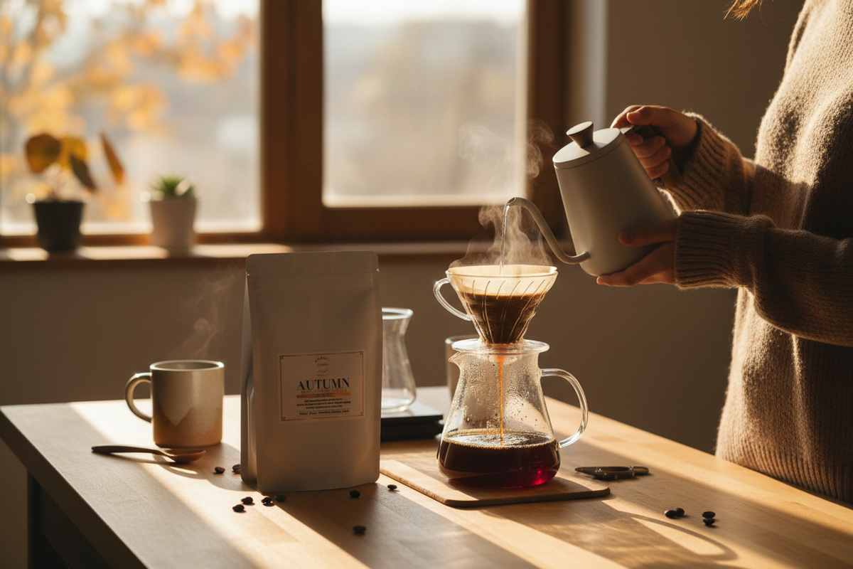 Pour over brewing